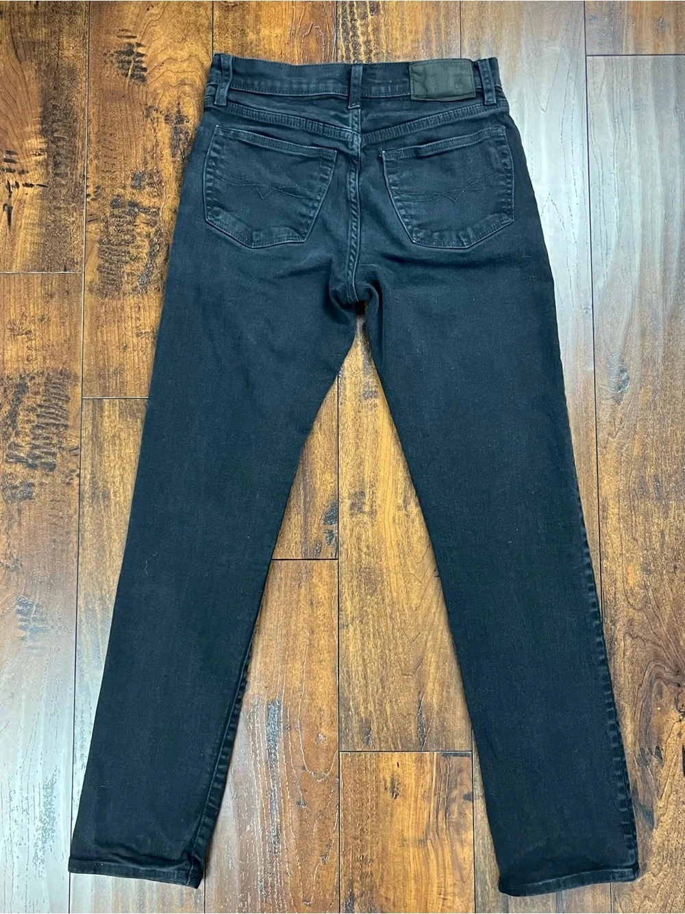 Polo Ralph Lauren THE SULLIVAN SLIM Denim Jeans Black Wash Youth Boys Size 16.